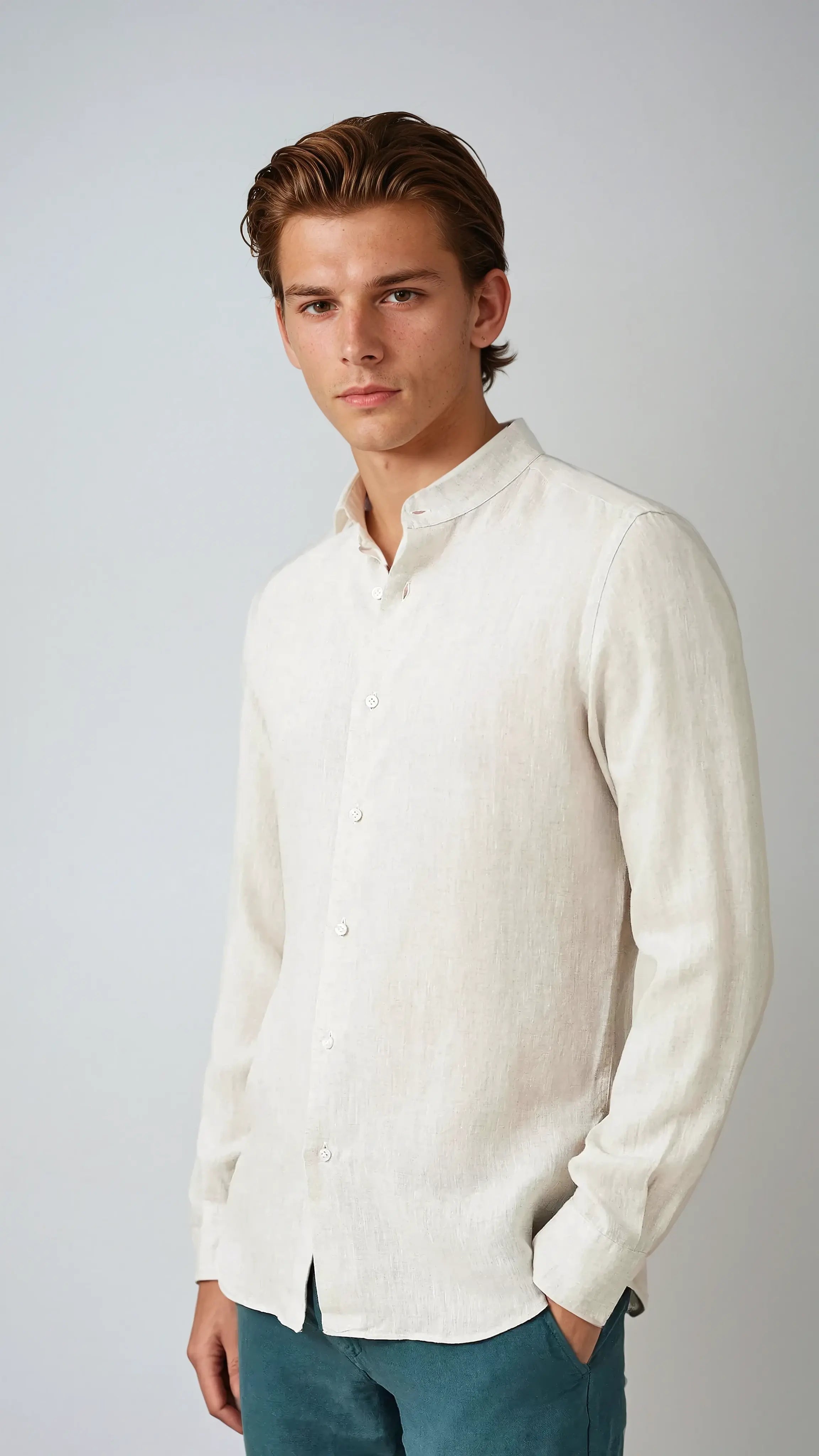 Chemise Lin Élégante 2