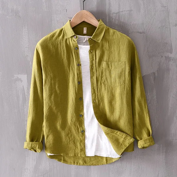 Chemise Lin Décontractée 5