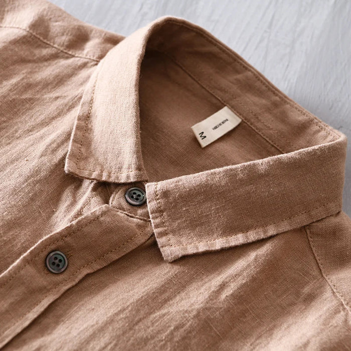 Chemise Lin Décontractée 9