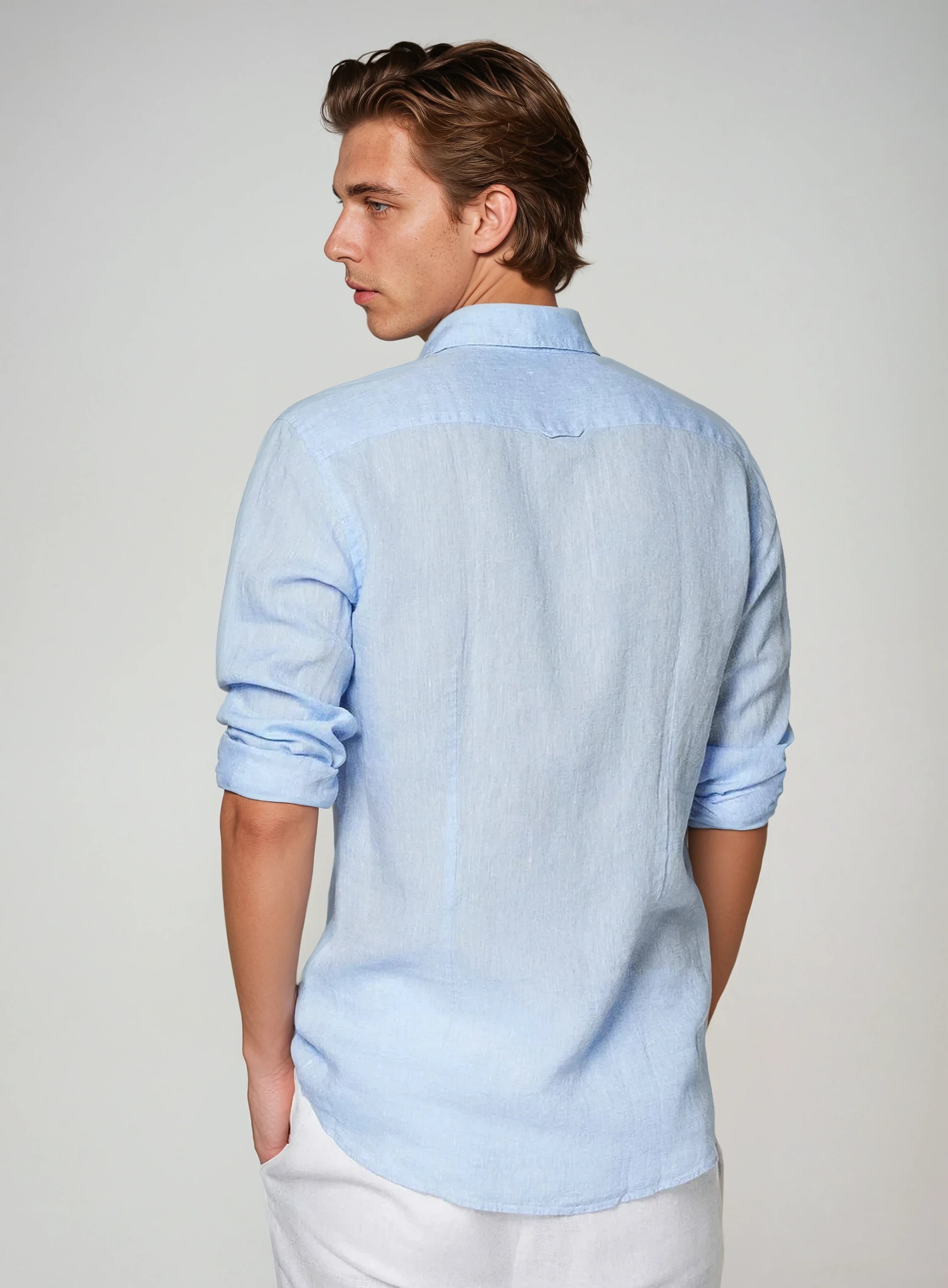 Chemise Lin Élégante 2