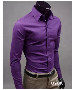 Chemise habillée en coton pour homme, coupe classique élégante 6