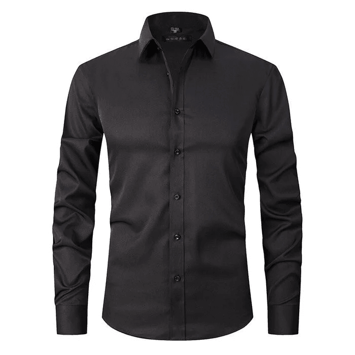 Chemise légère homme sans plis en tissu respirant 0