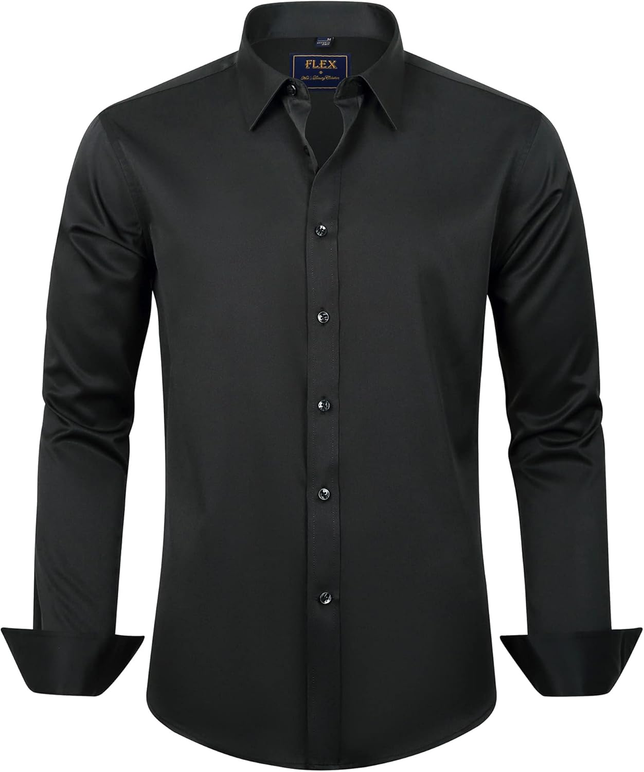 Chemise stretch homme élégante avec col classique 0