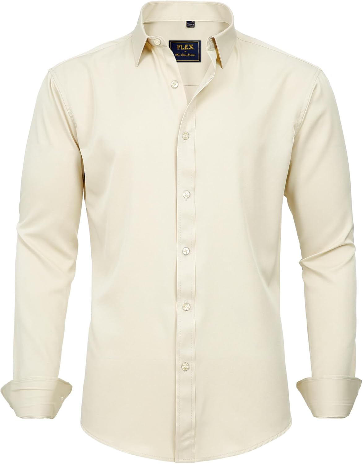 Chemise stretch homme élégante avec col classique 1