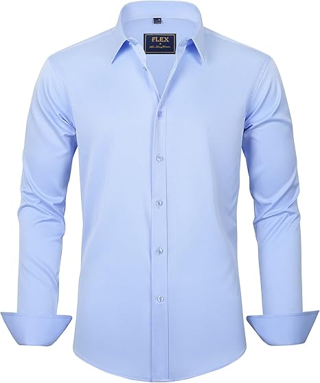 Chemise stretch homme élégante avec col classique 8