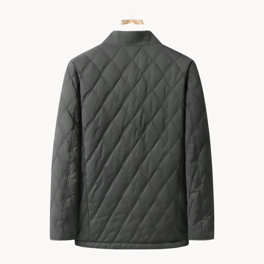 Manteau d'affaires matelassé hiver homme en polyester élégant 1