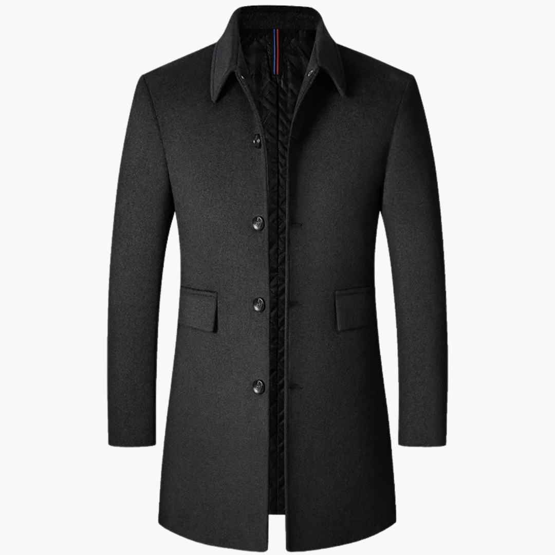 Manteau en laine pour homme élégant et moderne 1