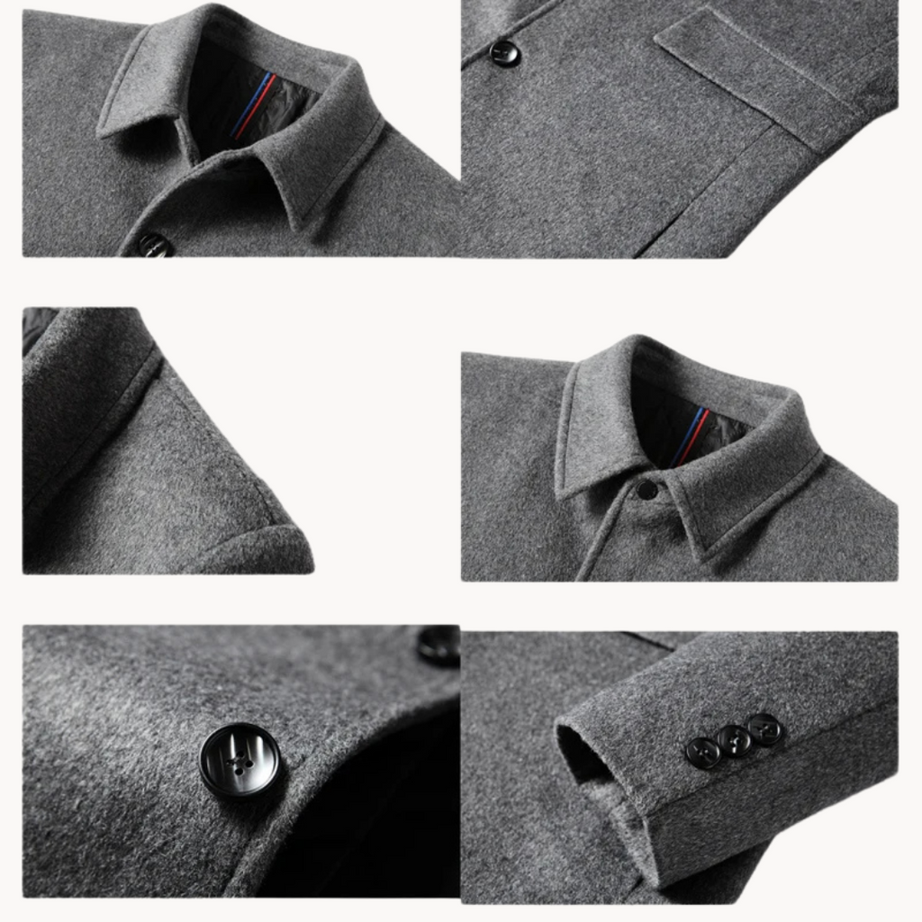 Manteau en laine pour homme élégant et moderne 3