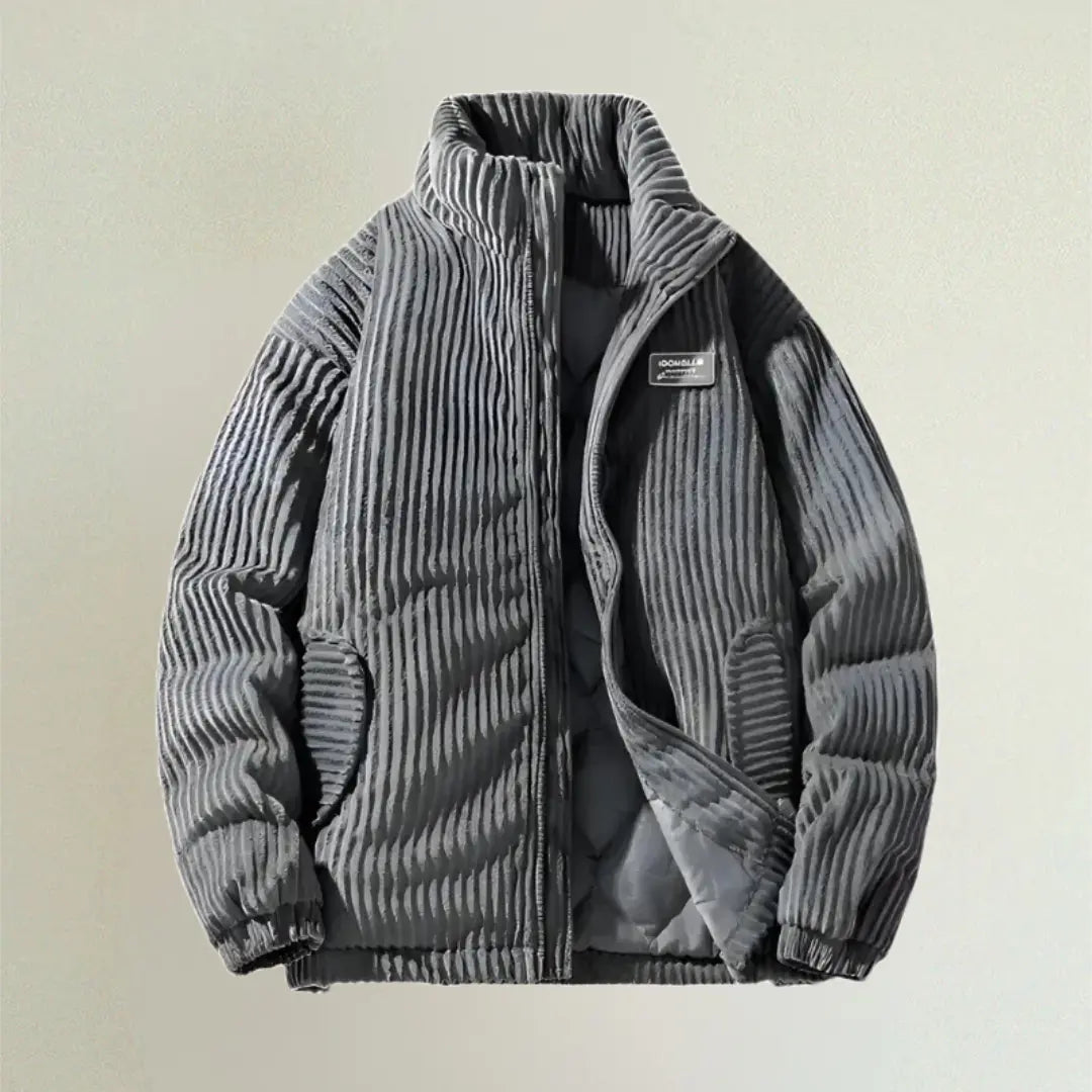 Manteau en velours côtelé classique pour homme 1