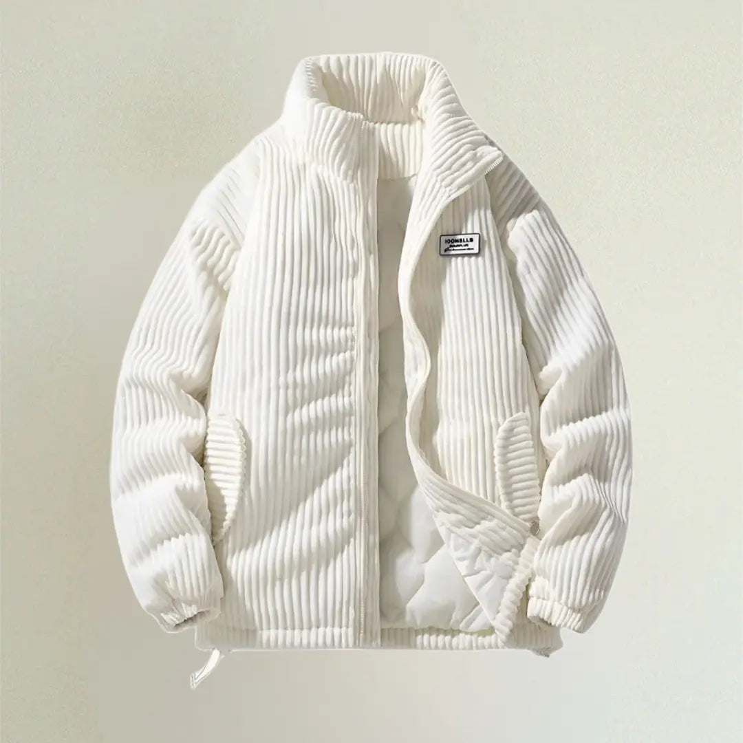 Manteau en velours côtelé classique pour homme 2