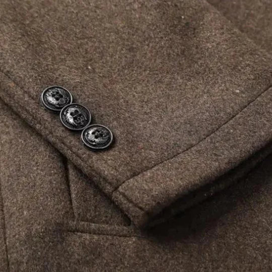 Manteau hiver homme en laine ajusté et pratique 7