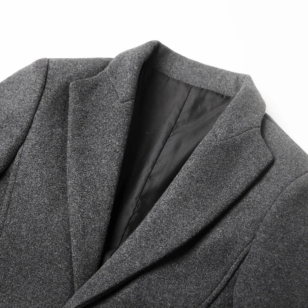 Manteau homme en laine classique pour hiver élégant 5