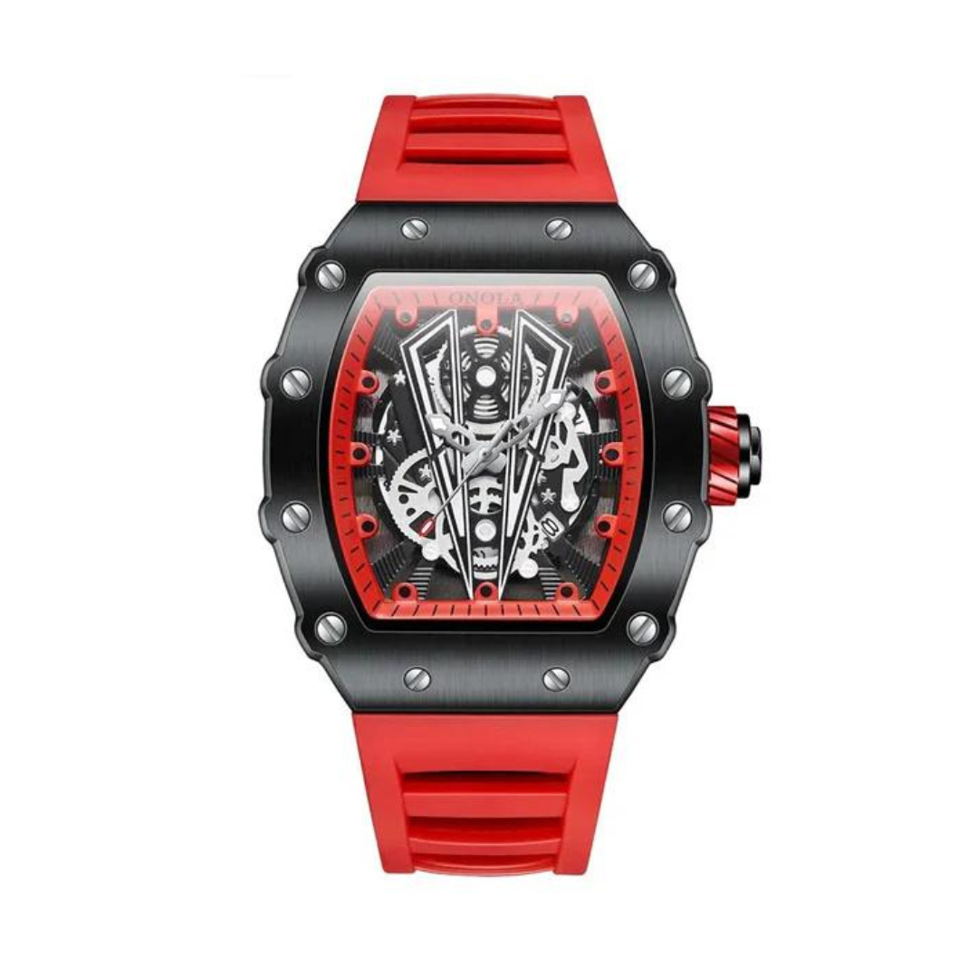 Montre homme luxe en acier inoxydable avec bracelet ajustable 4