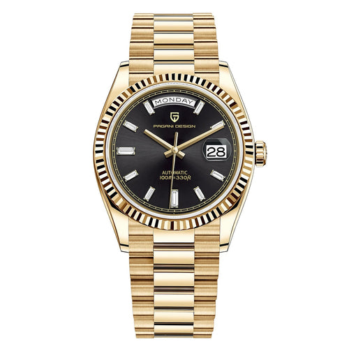 Montre homme luxe en acier inoxydable élégante et ajustable 1
