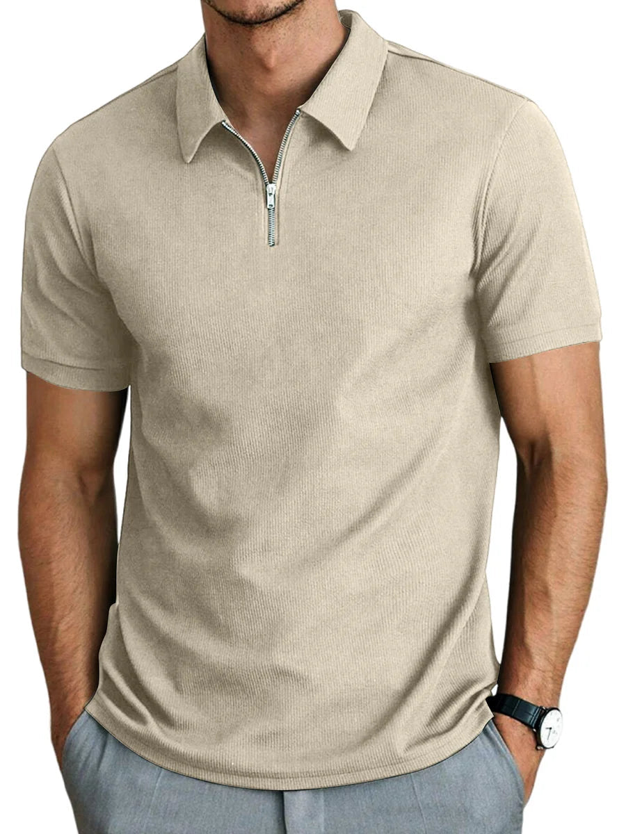 Polo Décontracté en Tissu Léger pour Homme - Été 1