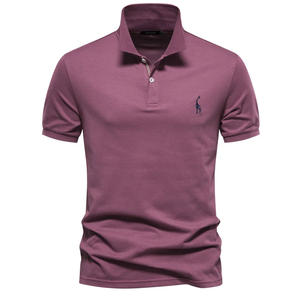 Polo en coton homme coupe ajustée moderne et confortable 11