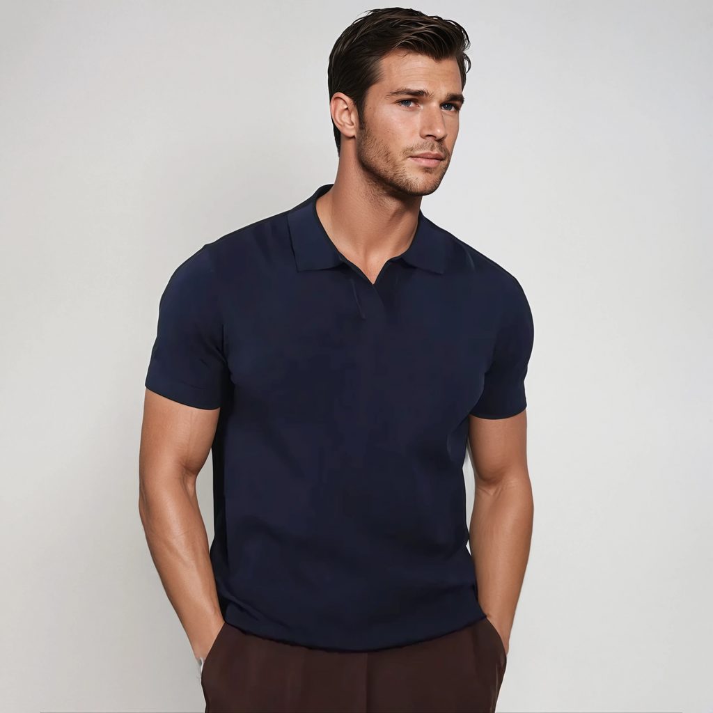 Polo en coton homme coupe classique 2