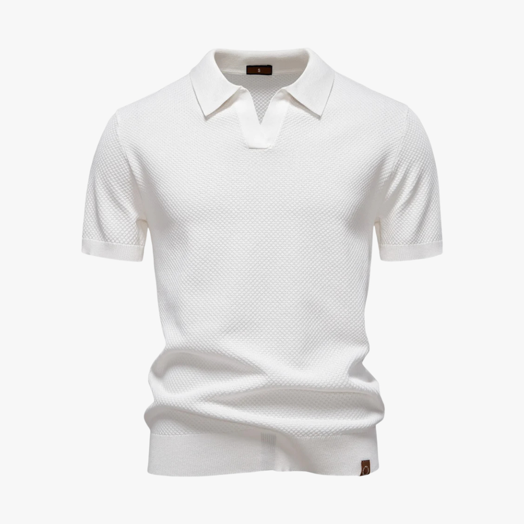 Polo en tricot doux pour homme, élégant et confortable 4