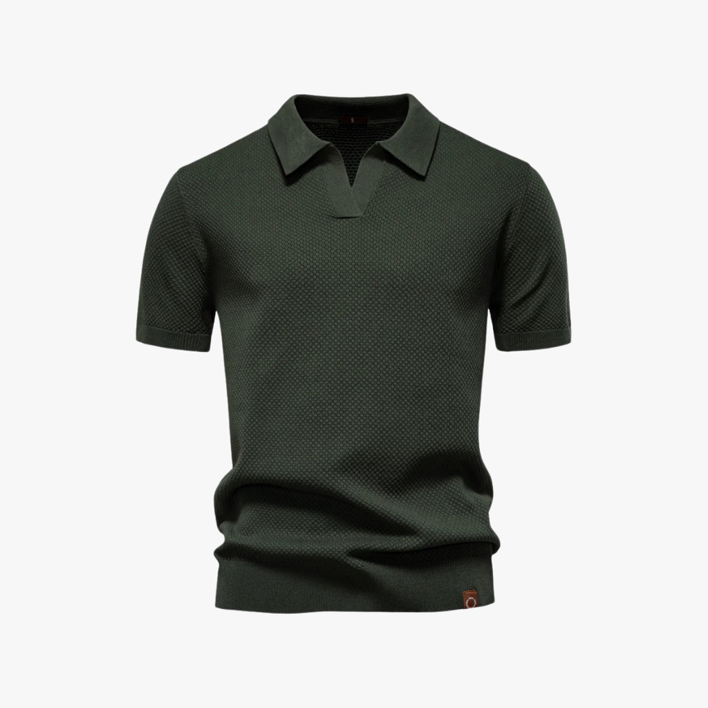 Polo en tricot doux pour homme, élégant et confortable 6