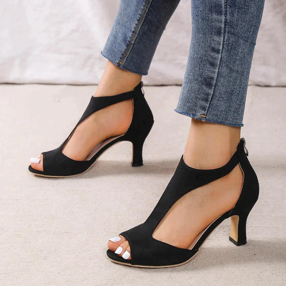 Sandales orthopédiques femme en cuir synthétique avec soutien 1