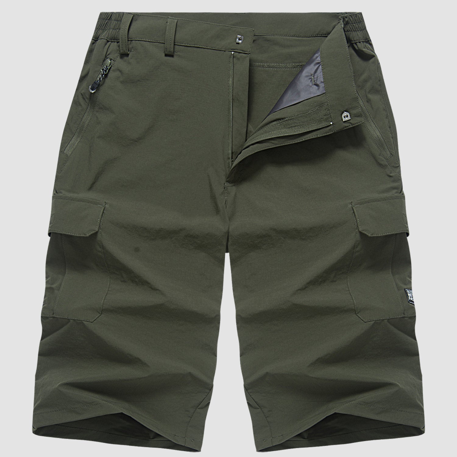 Shorts Cargo Homme en Coton avec Poches Pratiques, Longueur Genou 6