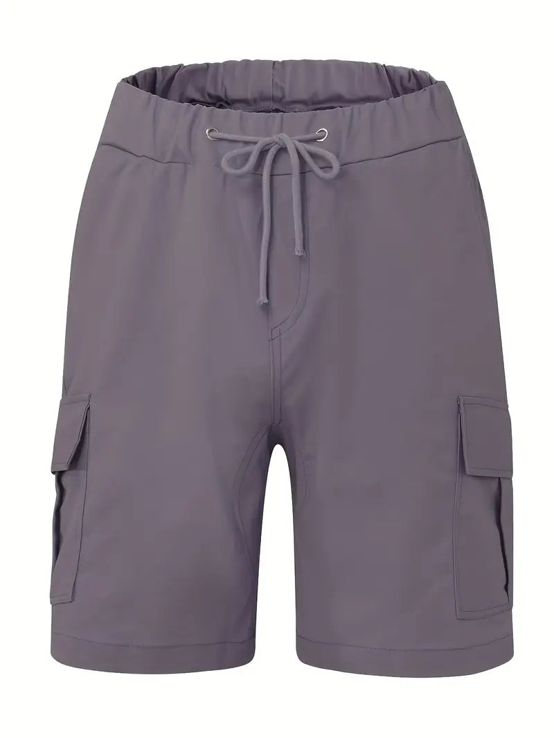 Shorts cargo ajustés pour homme avec taille à cordon 8