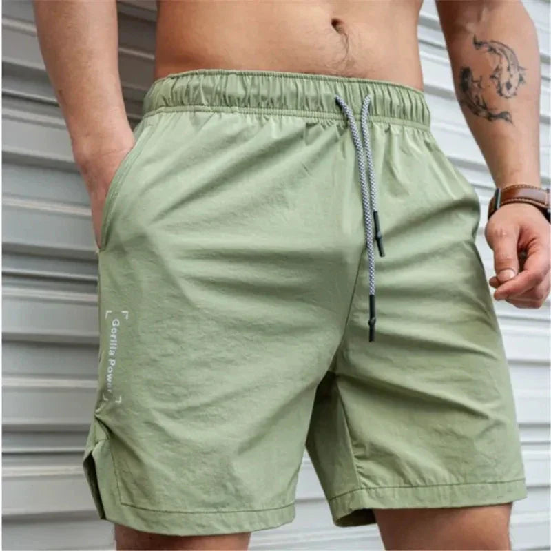 Shorts de bain homme en tissu léger à séchage rapide 0