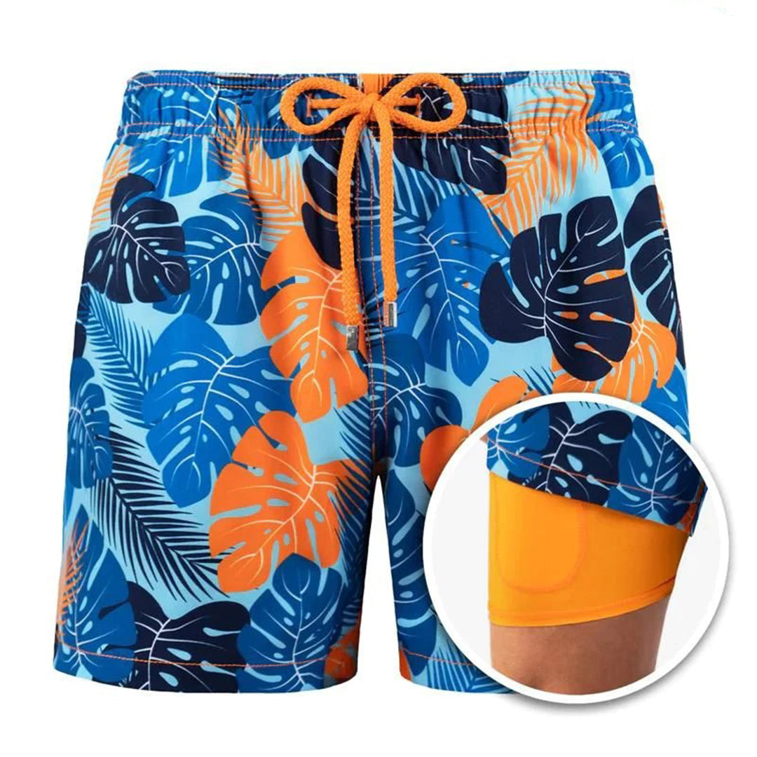 Shorts décontractés en coton pour homme avec doublure intérieure 0