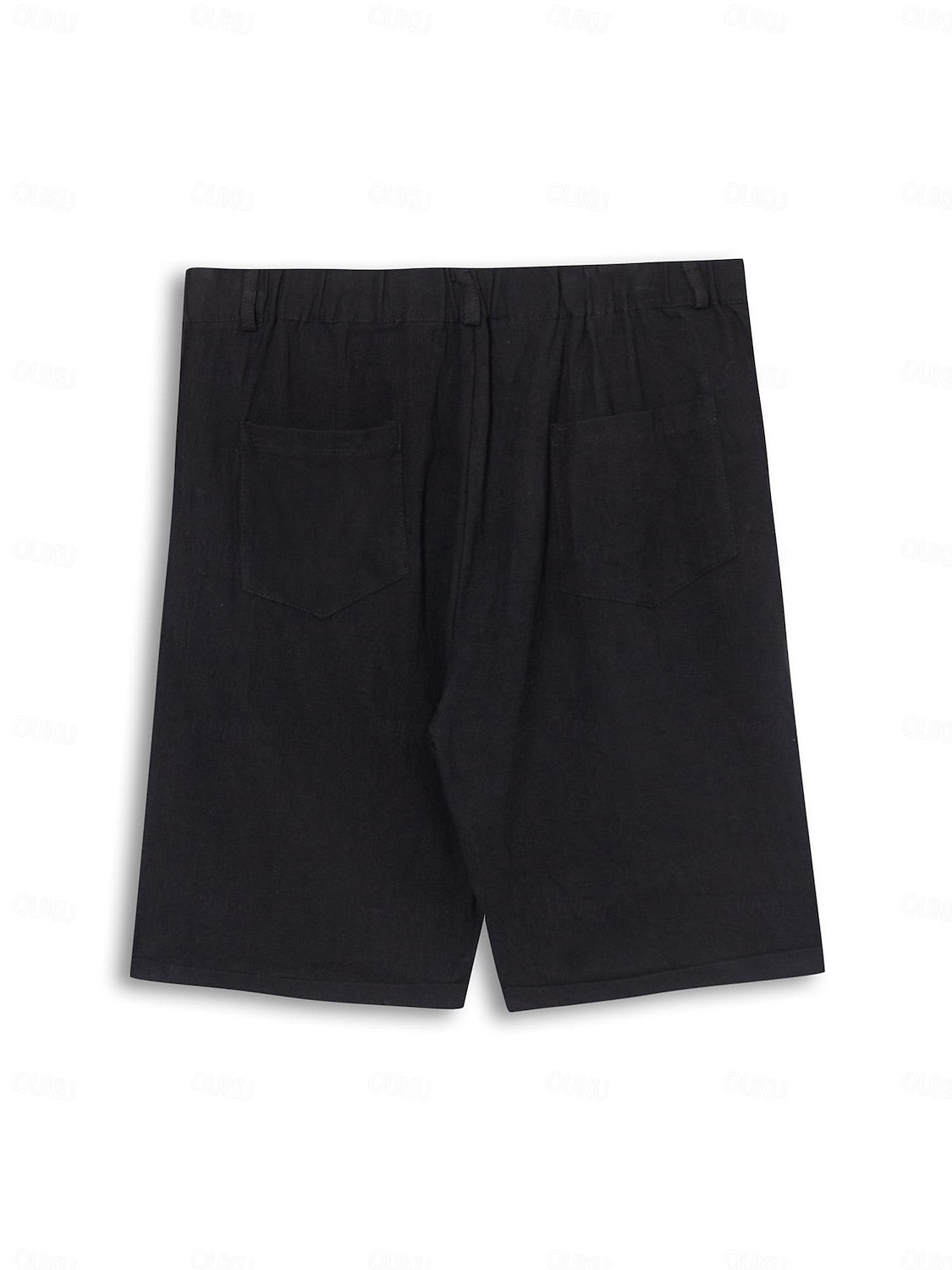 Shorts en coton homme élégants avec plis et poches latérales 7