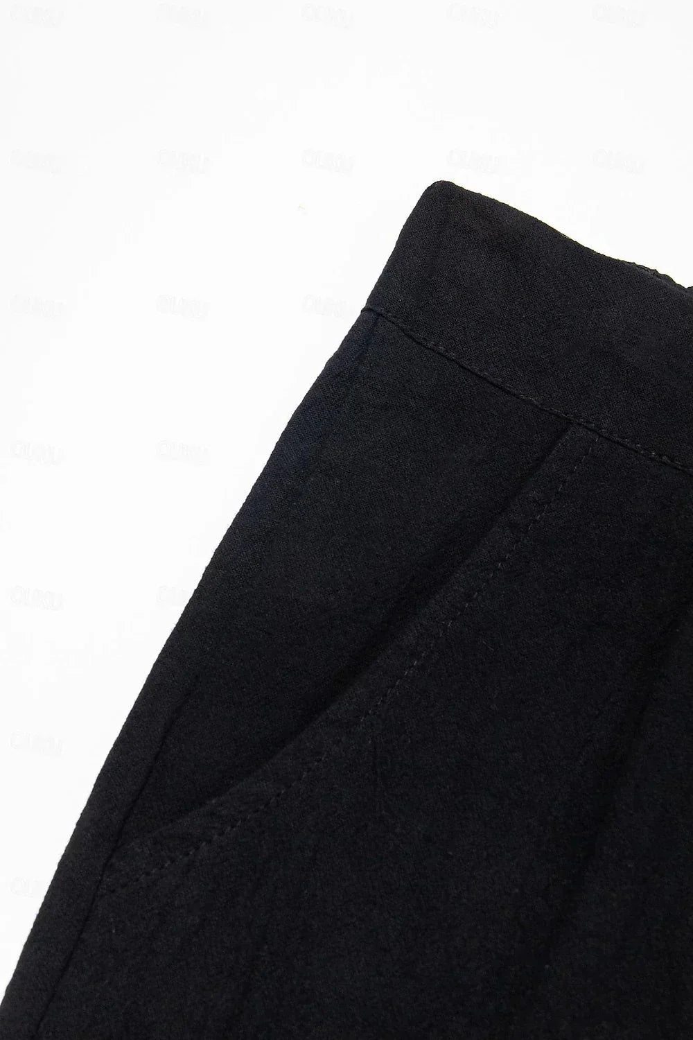 Shorts en coton homme élégants avec plis et poches latérales 8