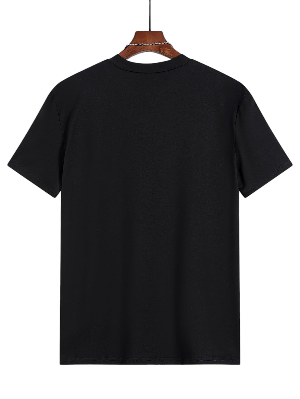 T-shirt basique en coton pour homme, coupe régulière 1