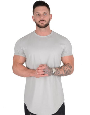 T-shirt de sport homme ajusté en tissu respirant 10