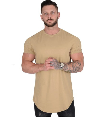 T-shirt de sport homme ajusté en tissu respirant 9