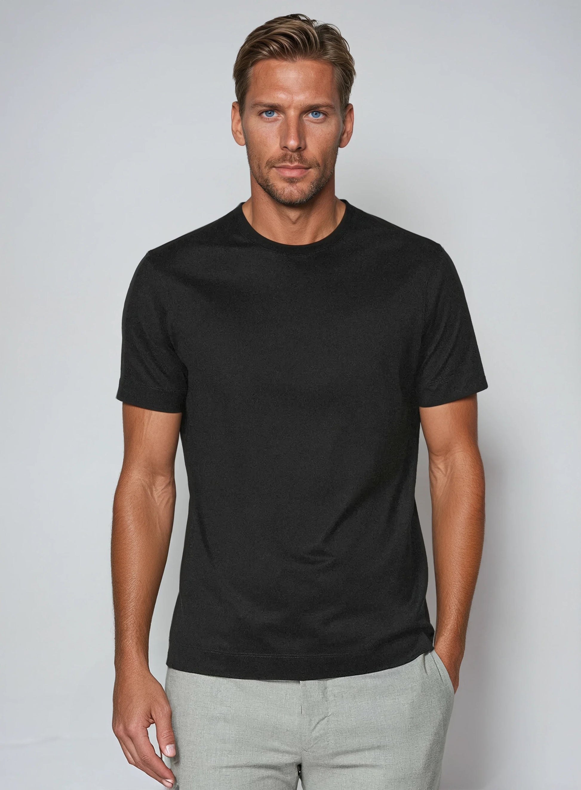 T-shirt Supima Noir 1