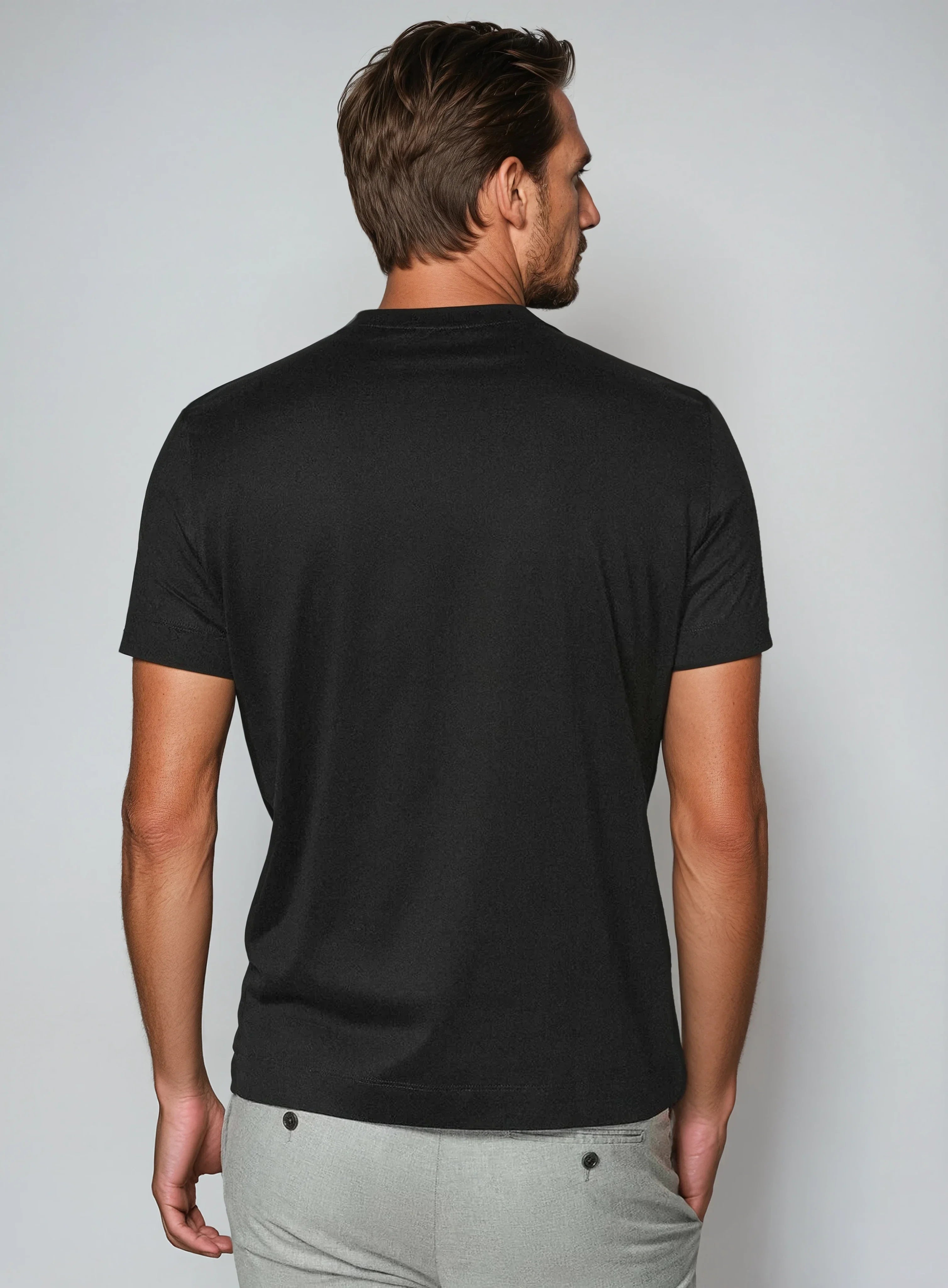 T-shirt Supima Noir 2