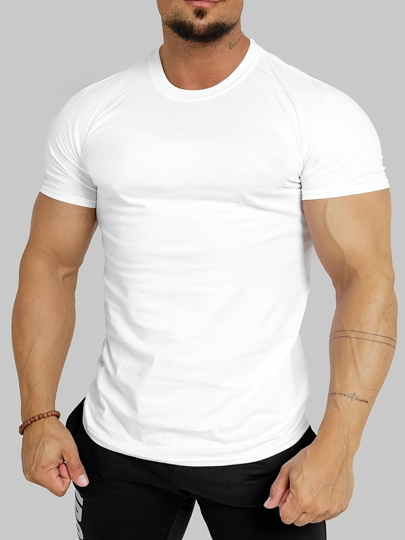 T-shirt en coton homme slim fit pour un confort optimal 5