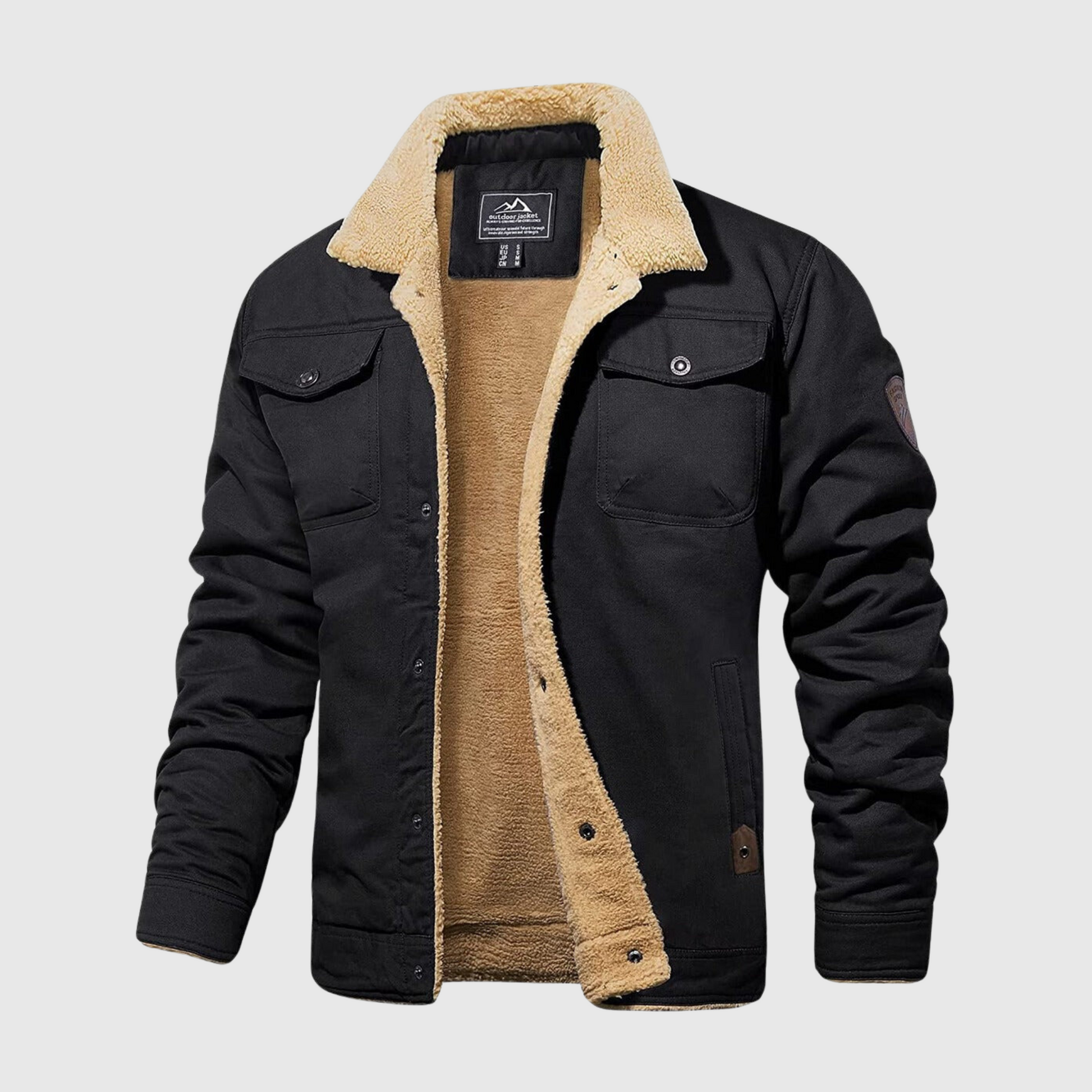 Veste bomber doublée pour homme moderne et stylée 0