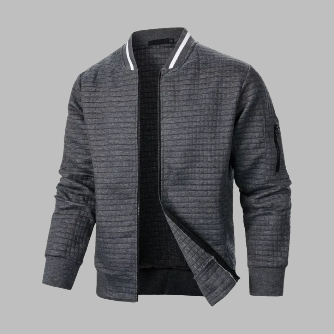 Veste bomber en coton pour homme, printemps, coupe relaxée 1