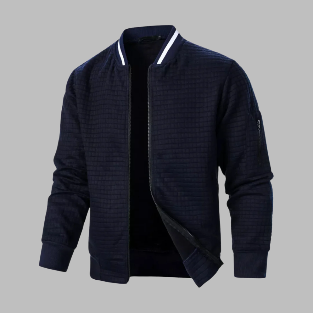 Veste bomber en coton pour homme, printemps, coupe relaxée 2