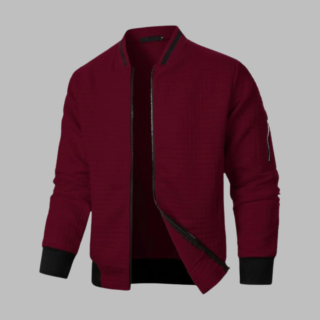 Veste bomber en coton pour homme, printemps, coupe relaxée 3