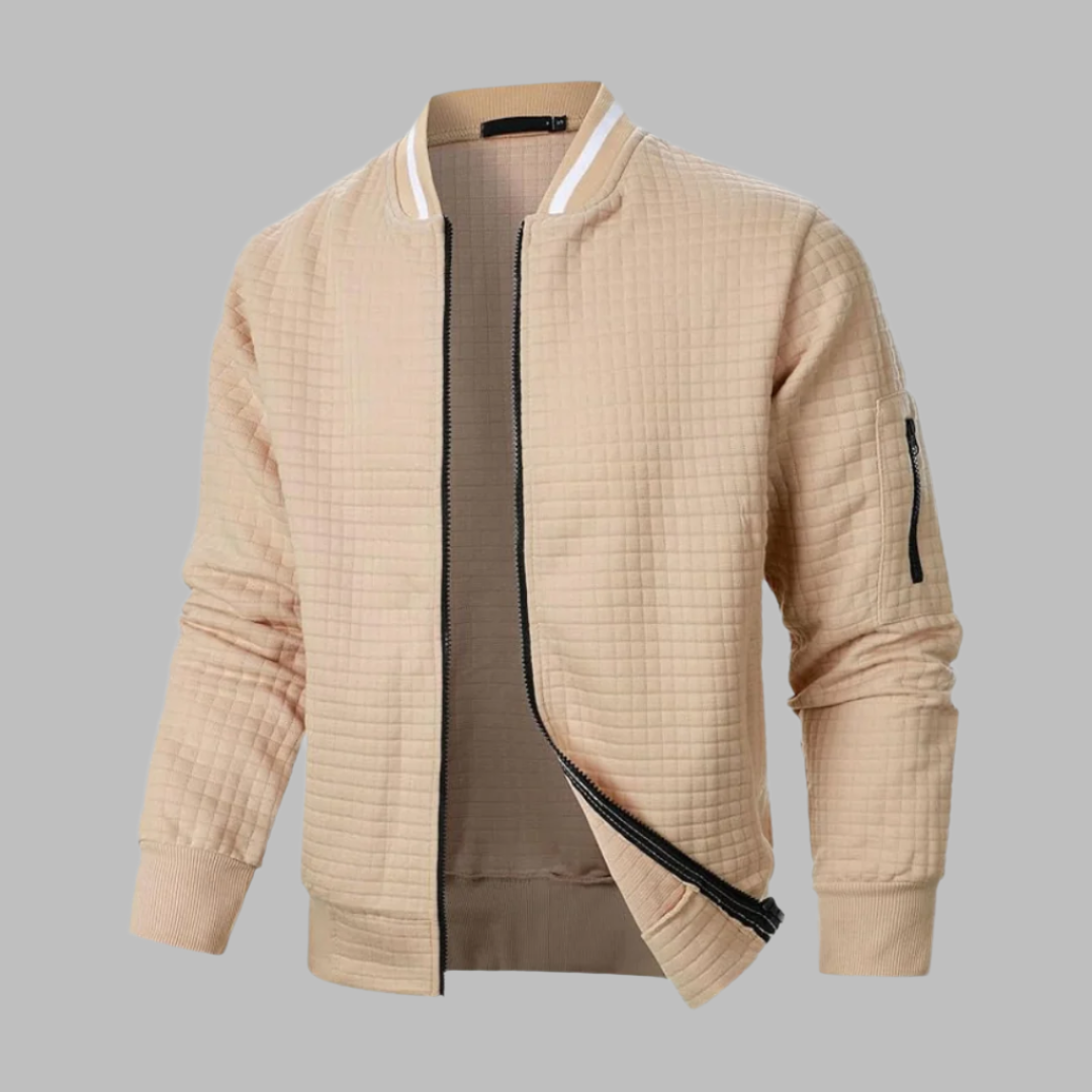 Veste bomber en coton pour homme, printemps, coupe relaxée 4