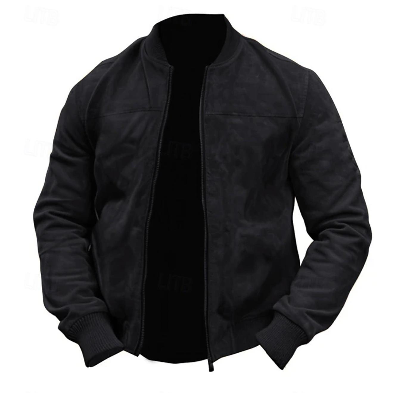 Veste bomber en suède légère pour homme moderne et stylée 2