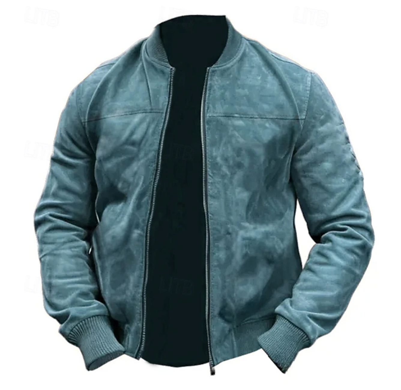 Veste bomber en suède légère pour homme moderne et stylée 3