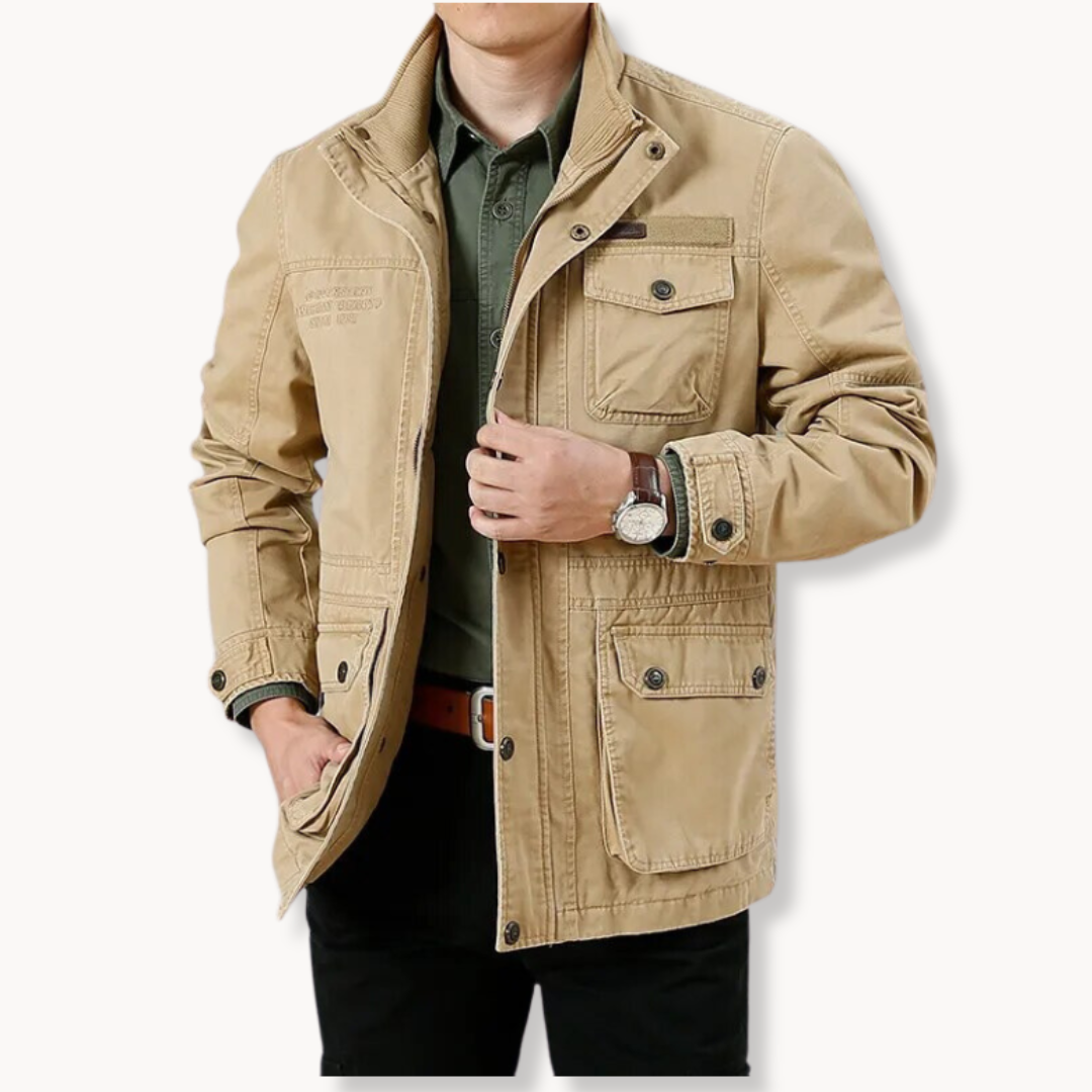 Veste cargo urbaine en coton pour homme 0