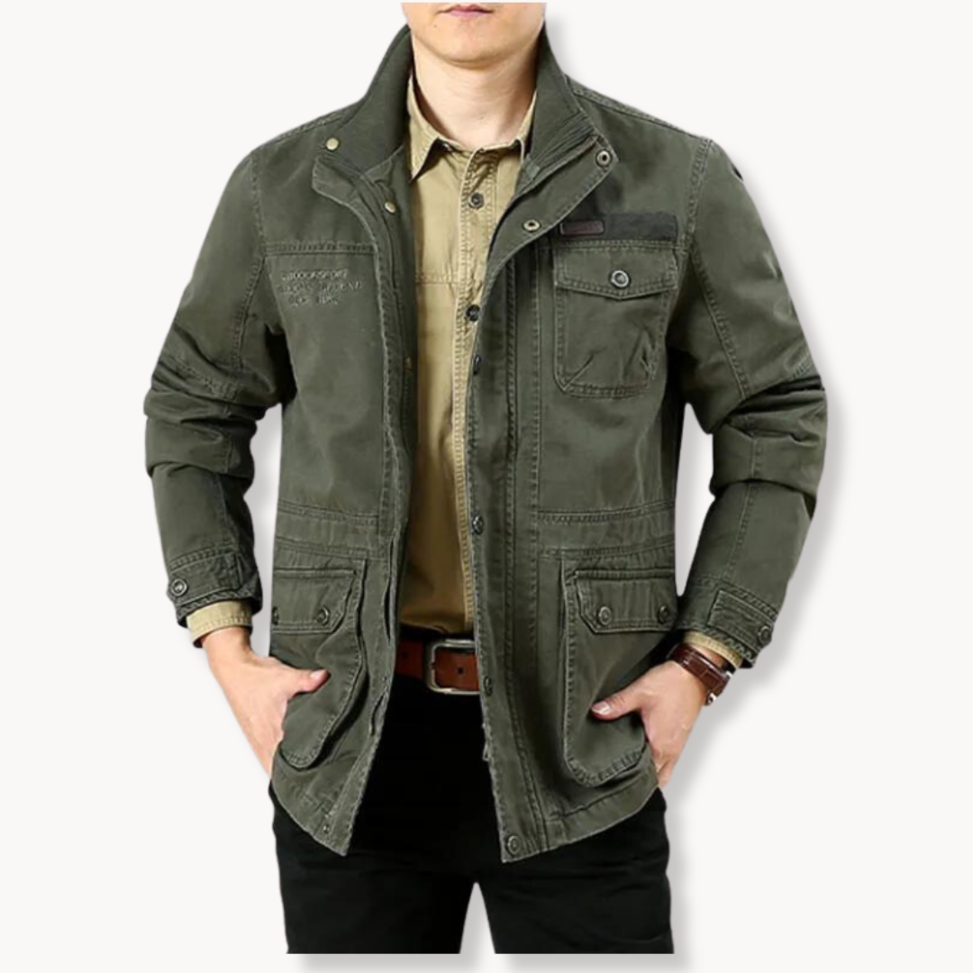 Veste cargo urbaine en coton pour homme 5