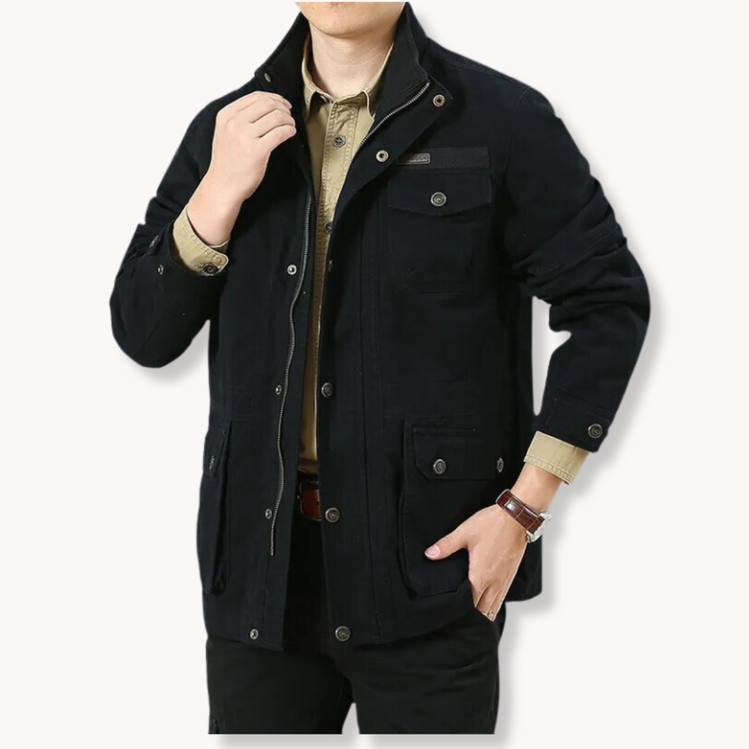 Veste cargo urbaine en coton pour homme 6