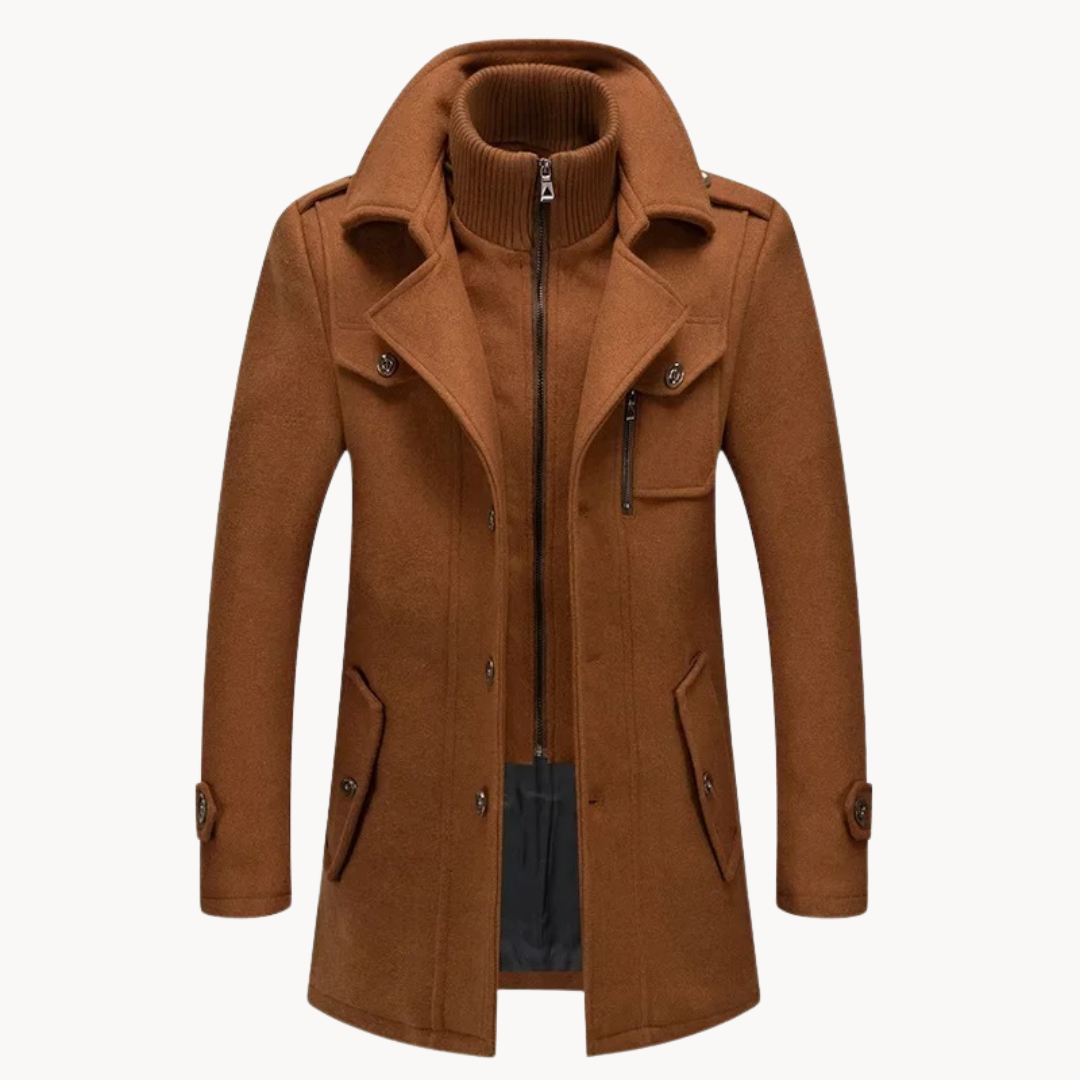 Veste coupe-vent homme en tissu premium, élégante et ajustée 2