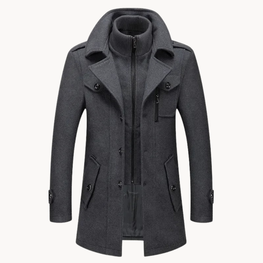 Veste coupe-vent homme en tissu premium, élégante et ajustée 3