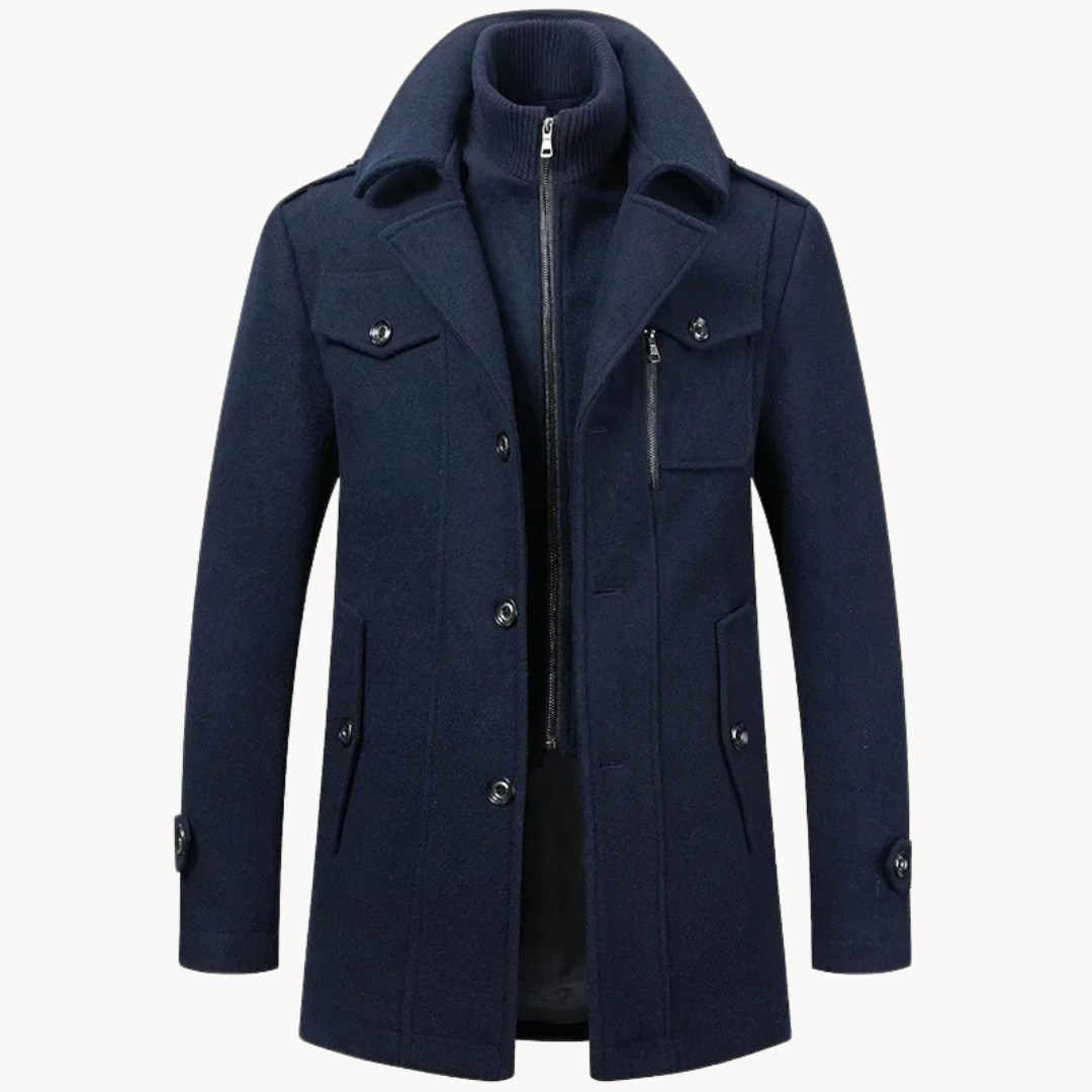 Veste coupe-vent homme en tissu premium, élégante et ajustée 4