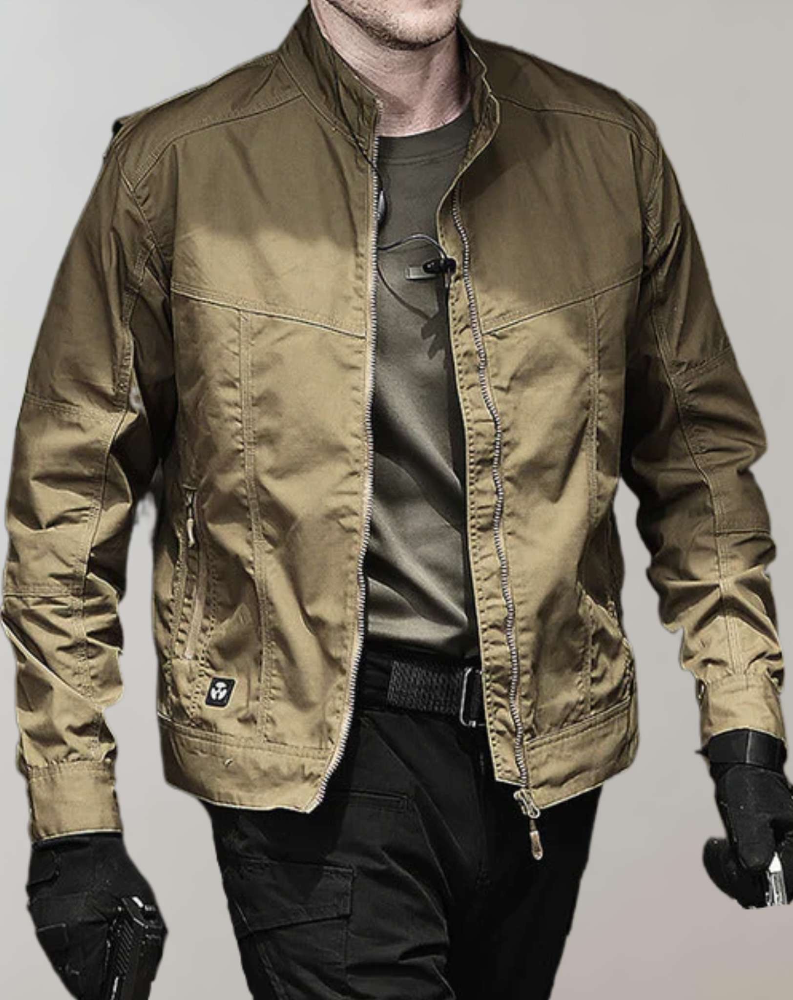 Veste d'été en coton pour homme élégante et confortable 1
